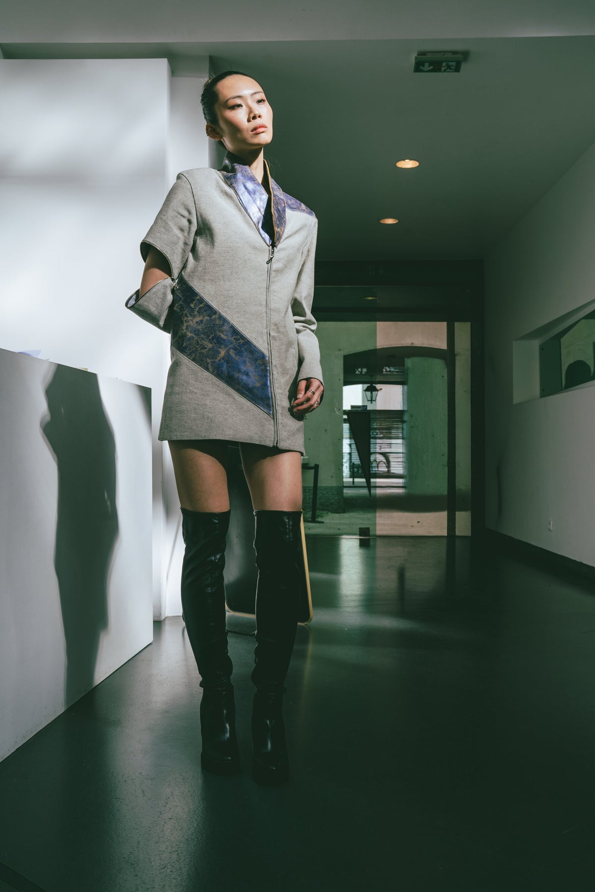 Glacier Jacket Dress – Frozen Glitch FW26/27 – 3